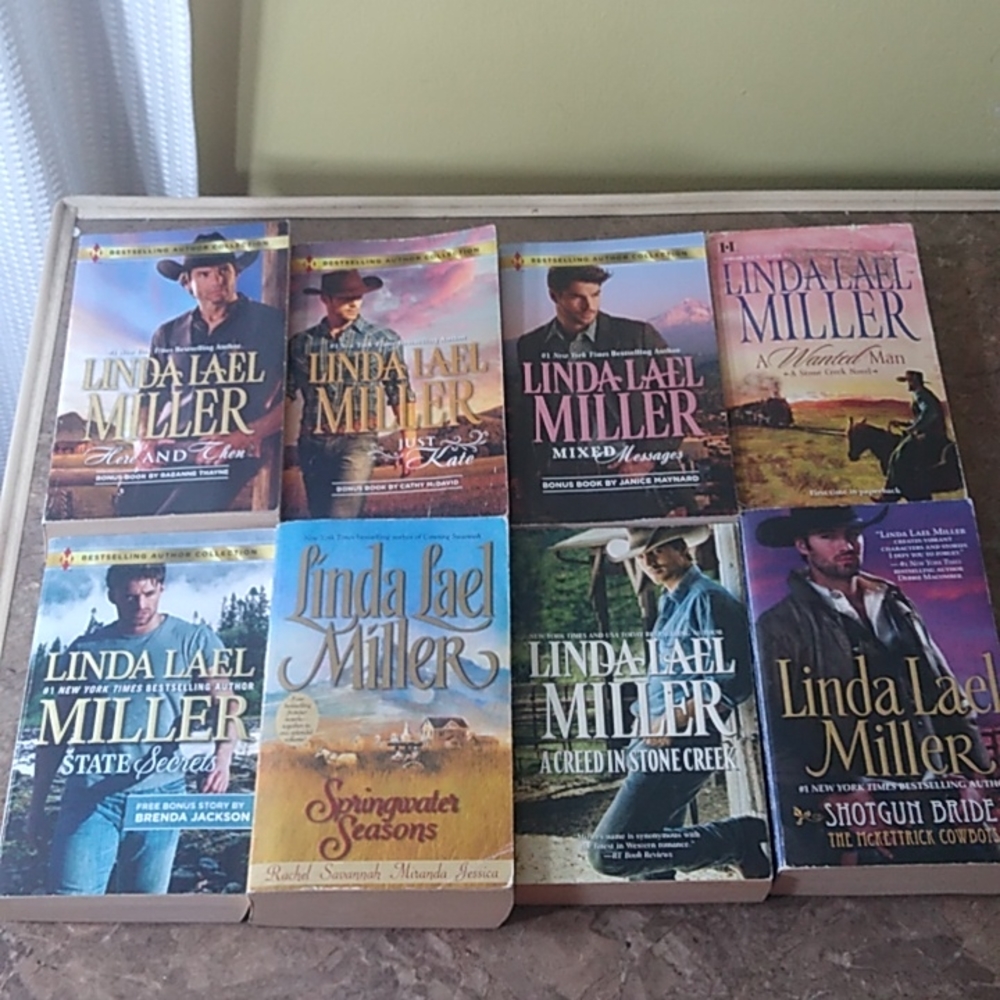 6 Linda Label Miller Paperback Romance Novels
